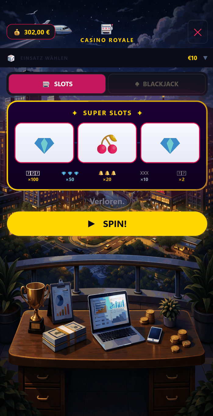 TrapPhone Casino Royale – Super Slots Spielautomat