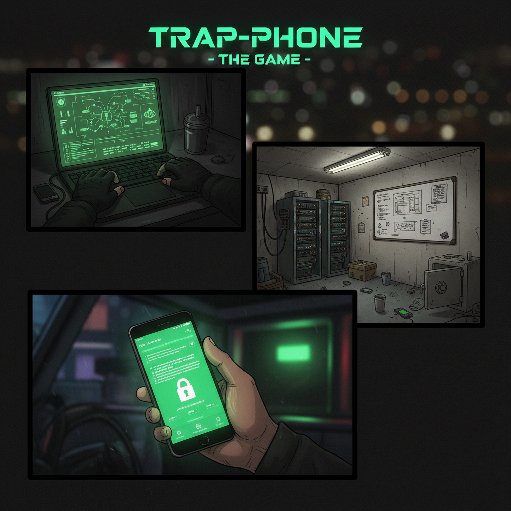 TrapPhone Concept Art - Dark Atmosphere Character