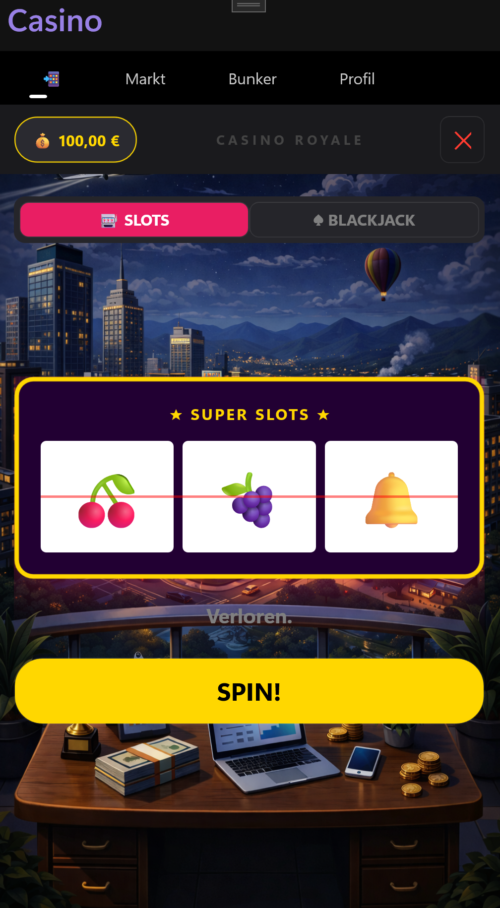 In-Game Casino App Glücksspiel